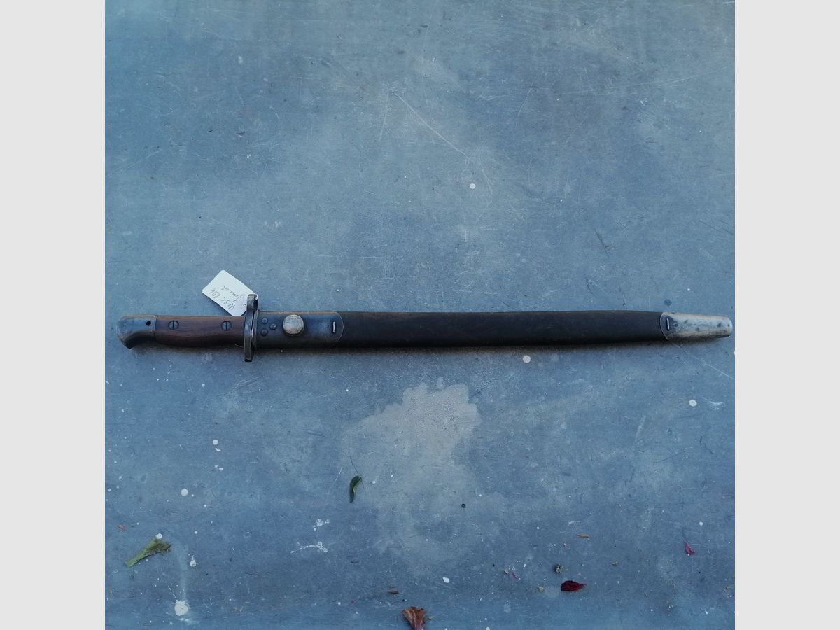 Rare baïonnette 1907 de production – 2°GM – Contrat Marine – Code S294 / WSC – Scarce Navy 1907 Bayonet, image 18 sur 18