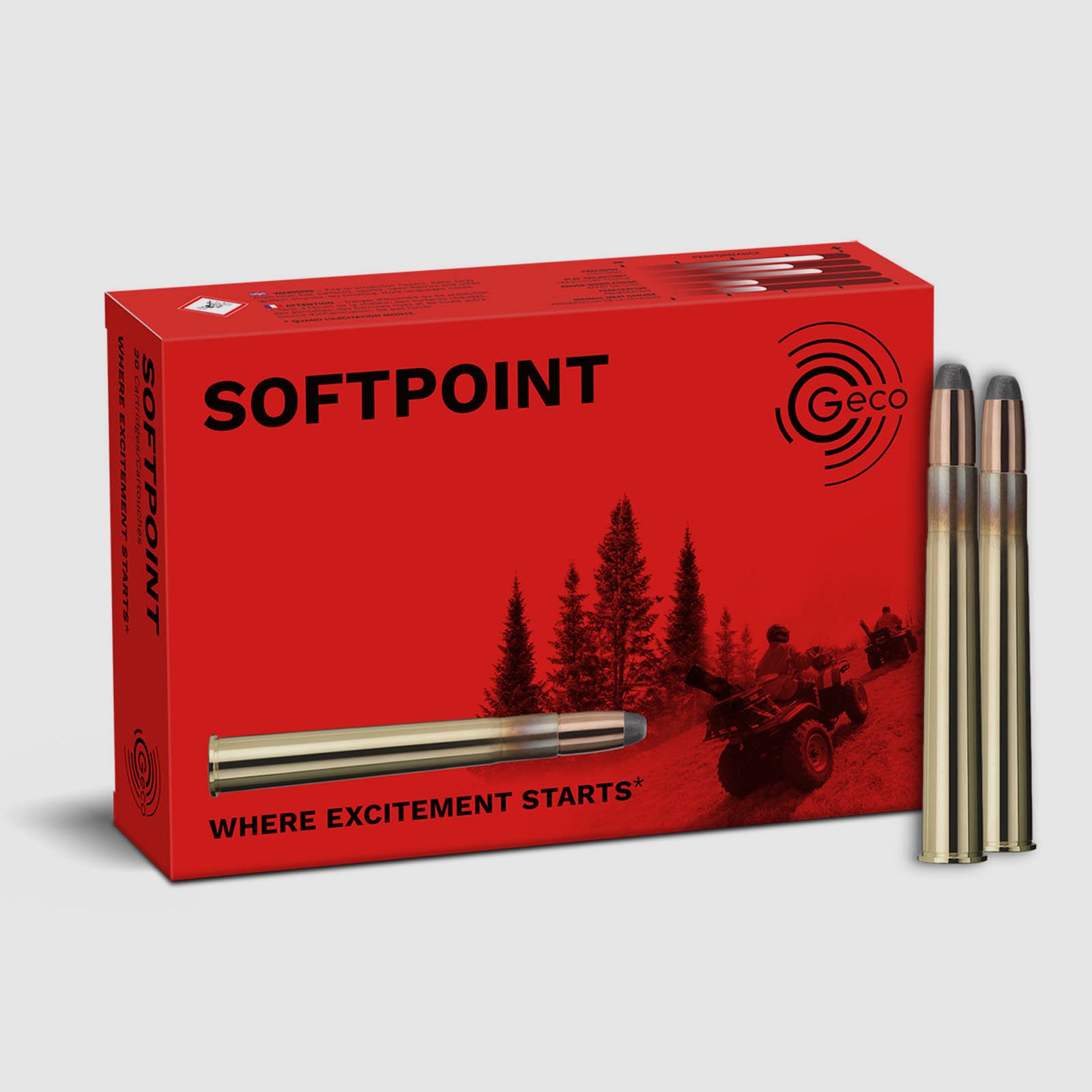 Geco 9,3x74R Teilmantel/SP 16,5g - 255gr