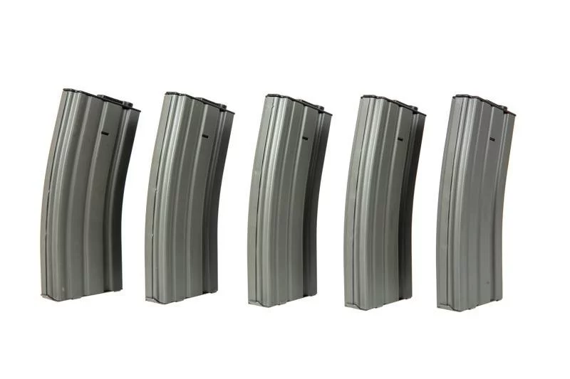 Set of 5 Mid-Cap magazines for 120 BBs for M4/M16 replicas – gray, image 4 of 16