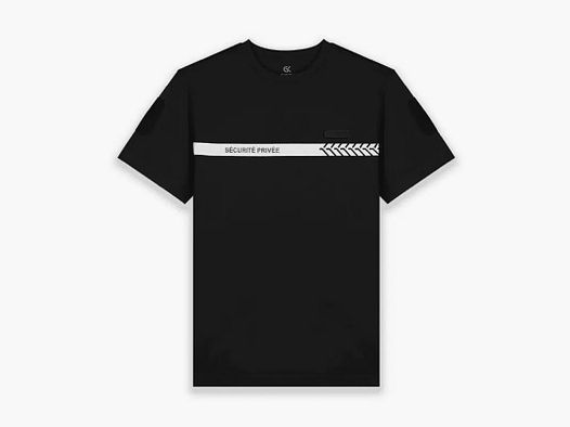 T-SHIRT SICHERHEIT PRIVAT GK SAFETEK SCHWARZ