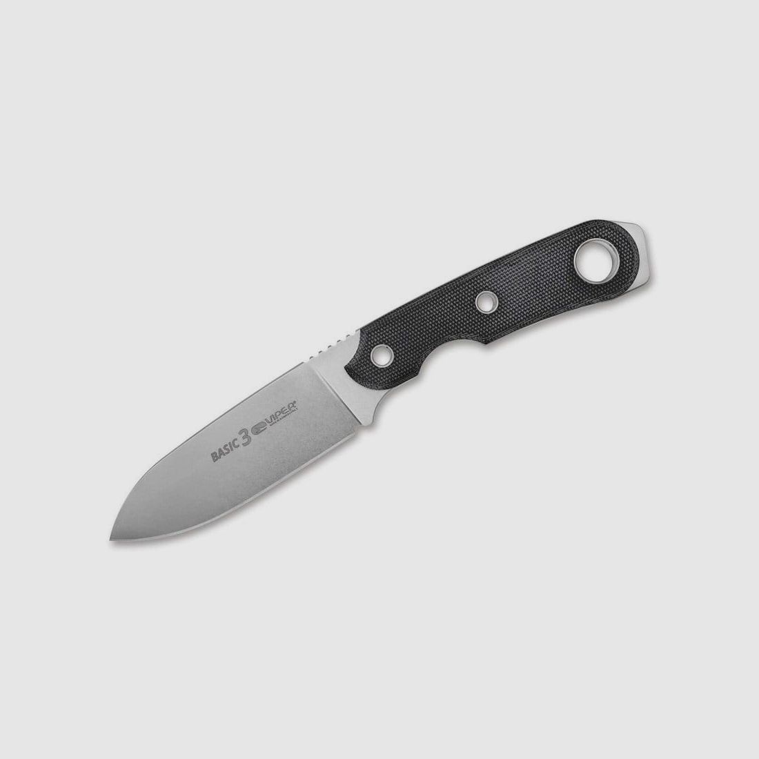 Viper Basic 3 D2 Micarta Black Mes