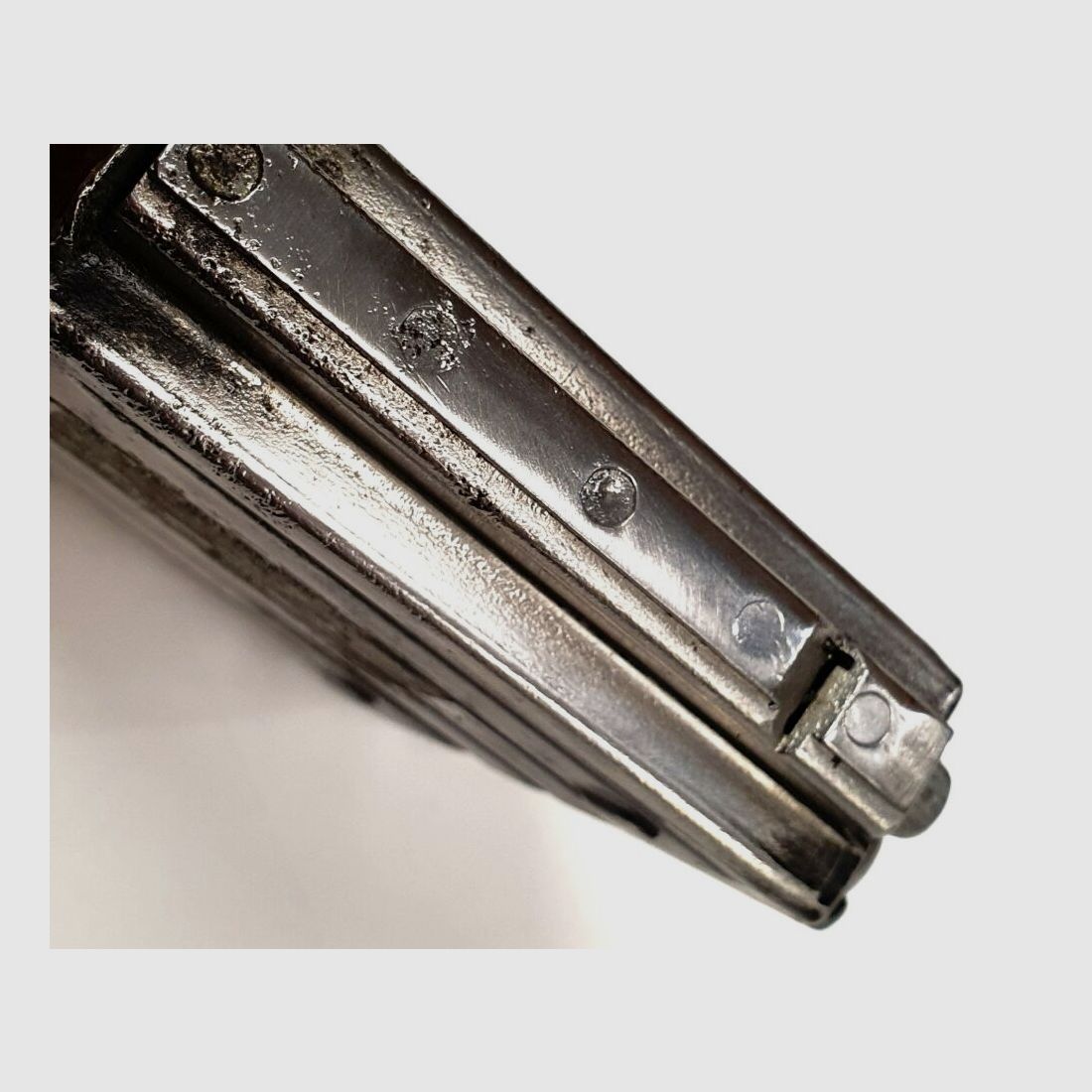 Olympia Büromaschinenwerke A.-G., Erfurt Mainzerhofplatz Seltenes Magazin für Gewehr 43 / Karabiner 43, G43 / K43 "aye"