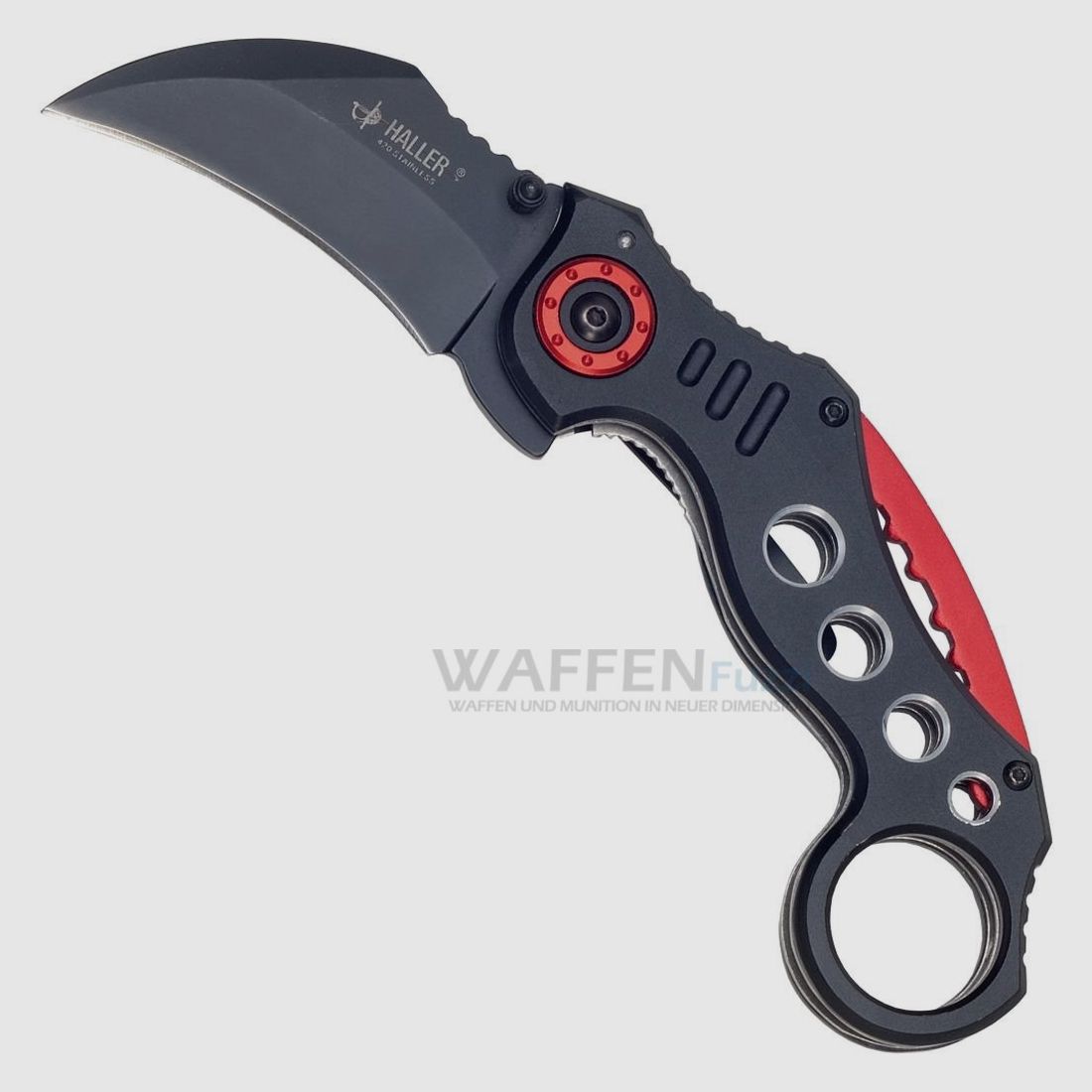 Nóż kieszonkowy Karambit z wspomaganiem sprężynowym