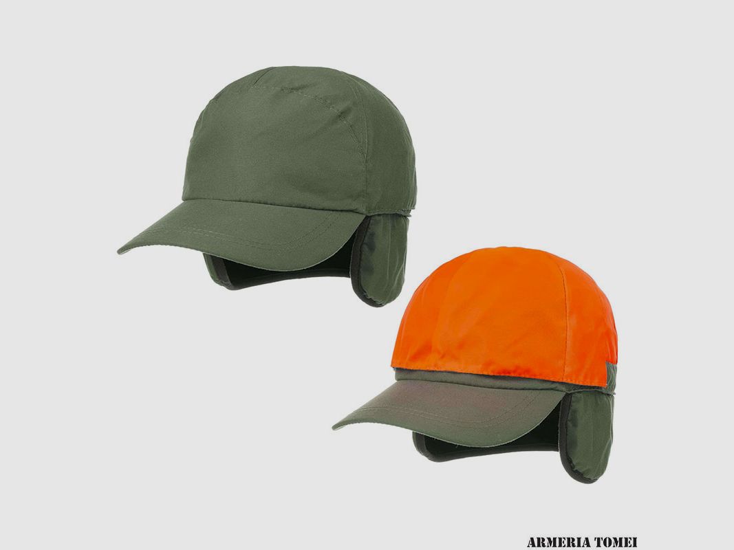HAT WITH EAR FLAPS GREEN/FLUO