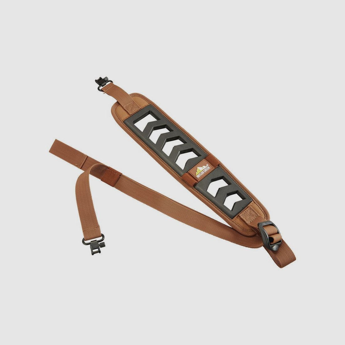Butler Creek Featherlight geweerriem met montageringen – bruin, afbeelding 1 van 10
