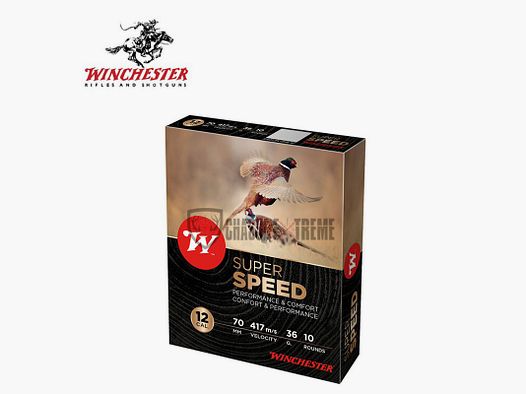 10 Cartucce WINCHESTER Super Speed Generation 2 36g cal 12/70