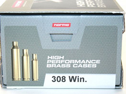 100 St NEUE NORMA Hülsen .308 Win. 7,62x51 308 Winchester Premium Cases Wiederlade o.Zünder #2316031