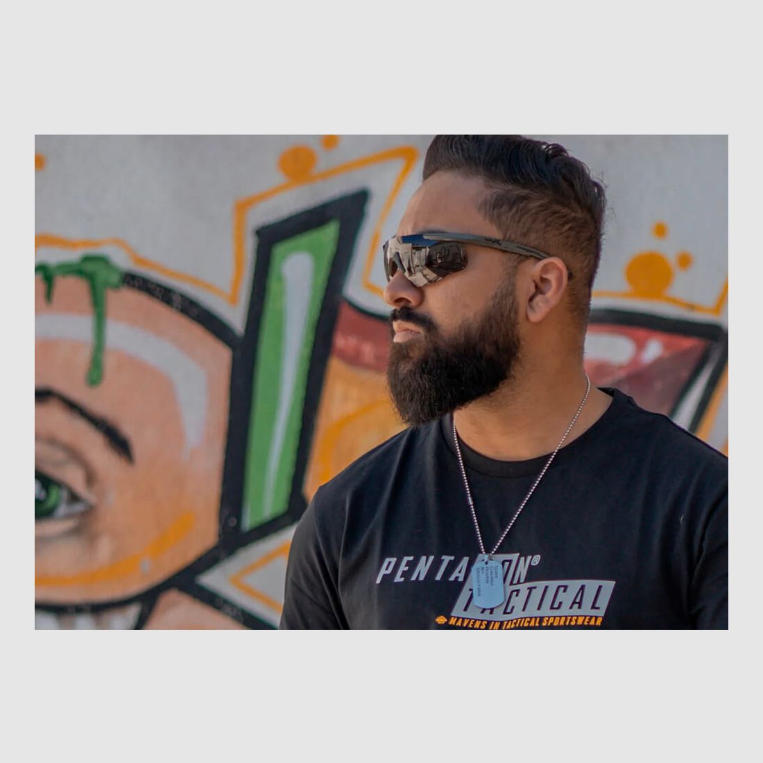 WileyX Brille Wiley X Saber ADV – Grau/Klar/Licht Rostschutz – Matte OD Grün Rahmen, Bild 8 von 8