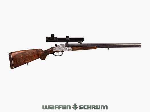 Krieghoff Trumpf-Primus-Dural 16/70-7x65R, ZF Zeiss Varipoint VM 1.1-4x24 T* Abs. 0, S-E-Montage, LL: 60 cm, 80 coups RWS TIG 11.5g 7x65R
