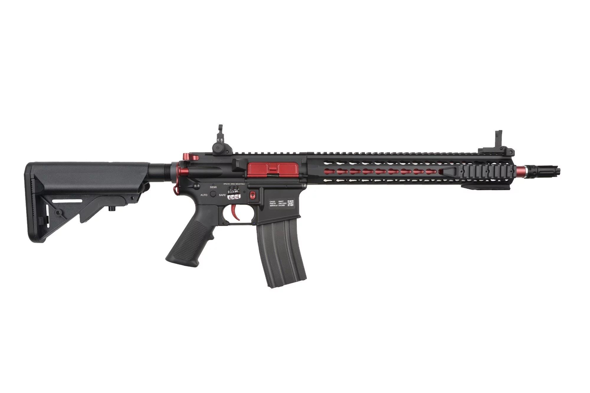 ASG carbine Specna Arms SA-B14 ONE KeyMod 12" – Red Edition, image 16 of 48
