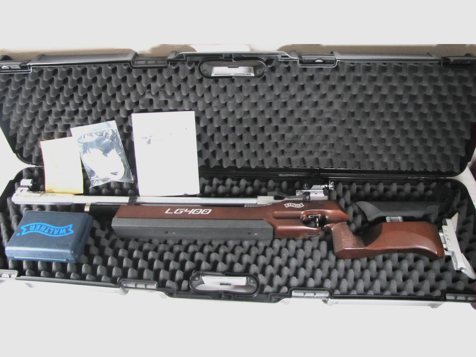 Match air rifle Walther LG 400 (right/left stock).