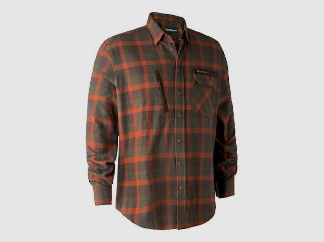 Deerhunter Ethan Herren Hemd Orange checked