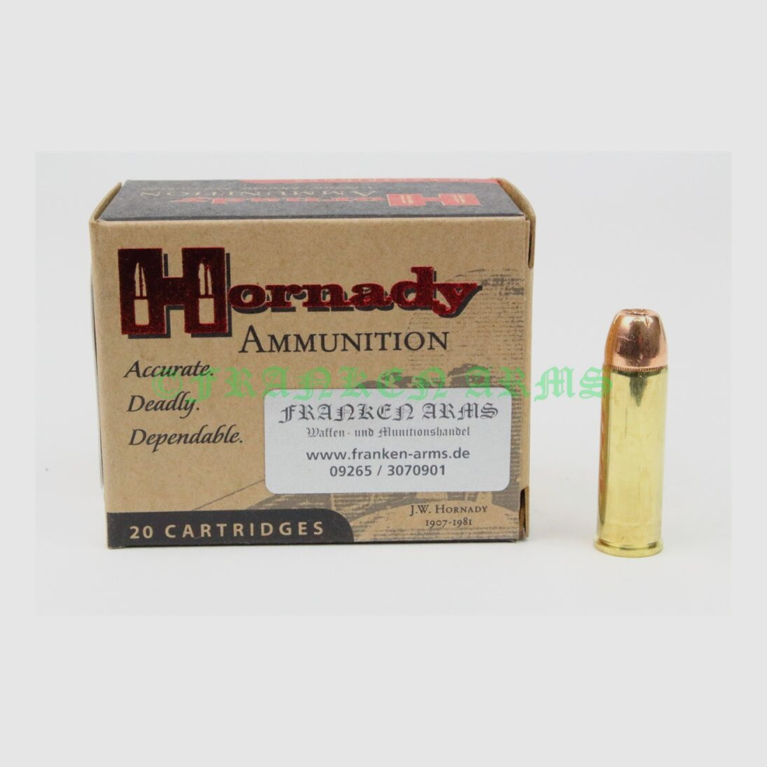 Hornady .454 Casull XTP 240gr. 15.6g 20 pieces quantity discounts
