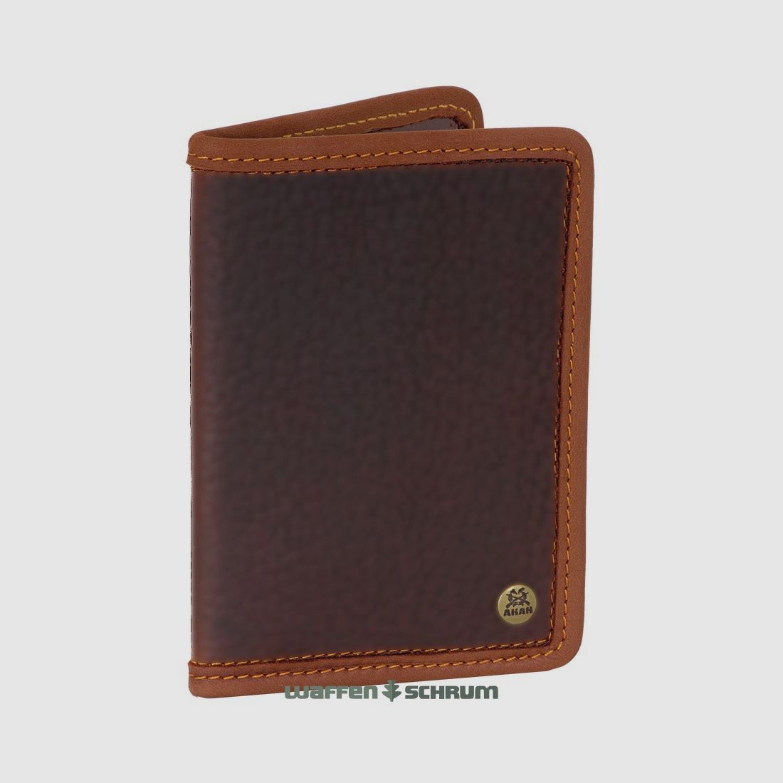 AKAH Hunting License Case Yak Leather Pullup Effect