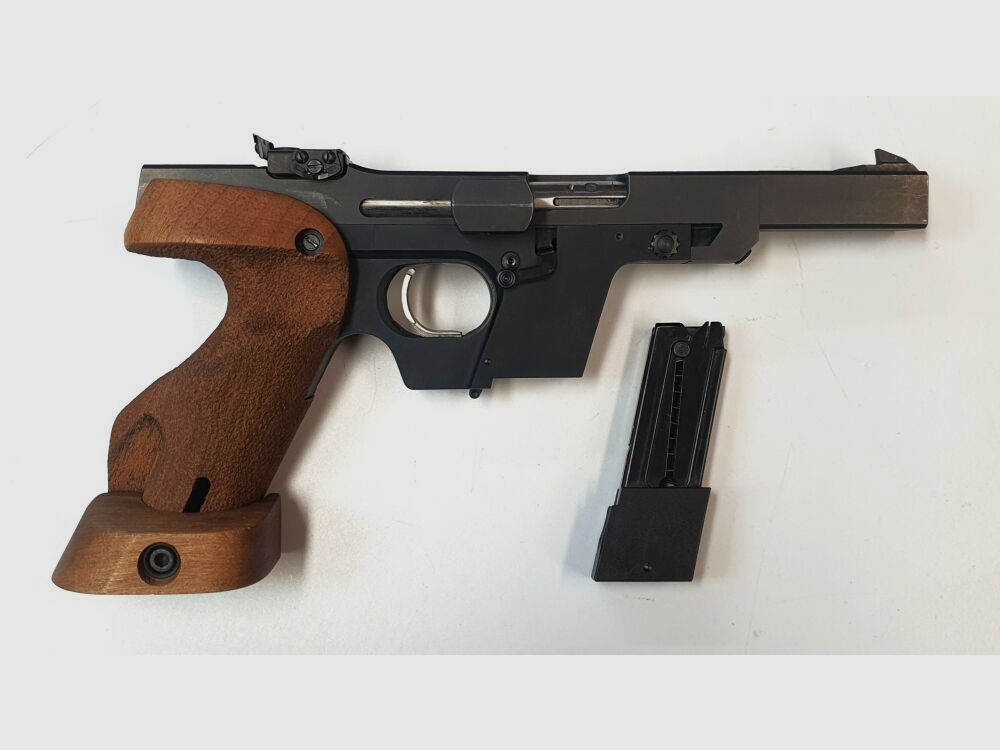 Carl Walther Waffenfabrik Ulm Halbautomatisch Match-/ Soprtpistole Walther GSP - .32S&WLong Wadcutter