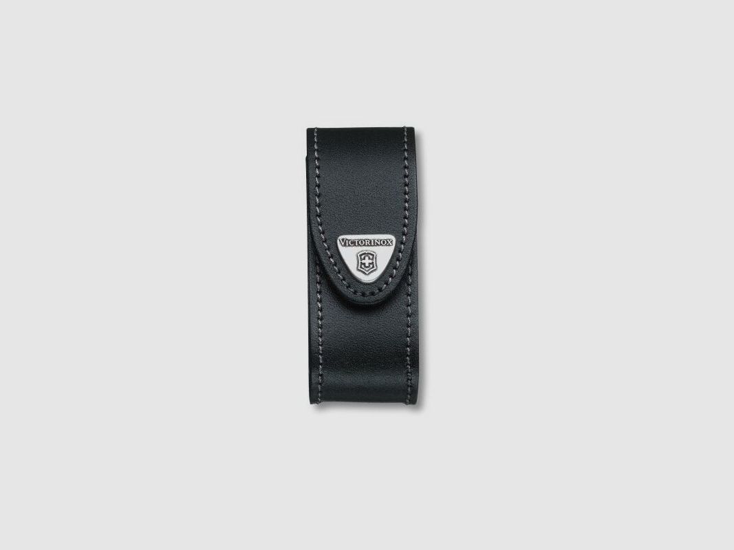 Victorinox Leder Gürteletui schwarz 10 cm