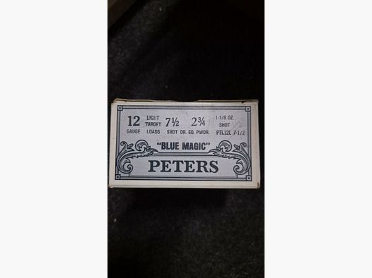 Blau Magie Peters Kaliber 12 verzamelmunitie
