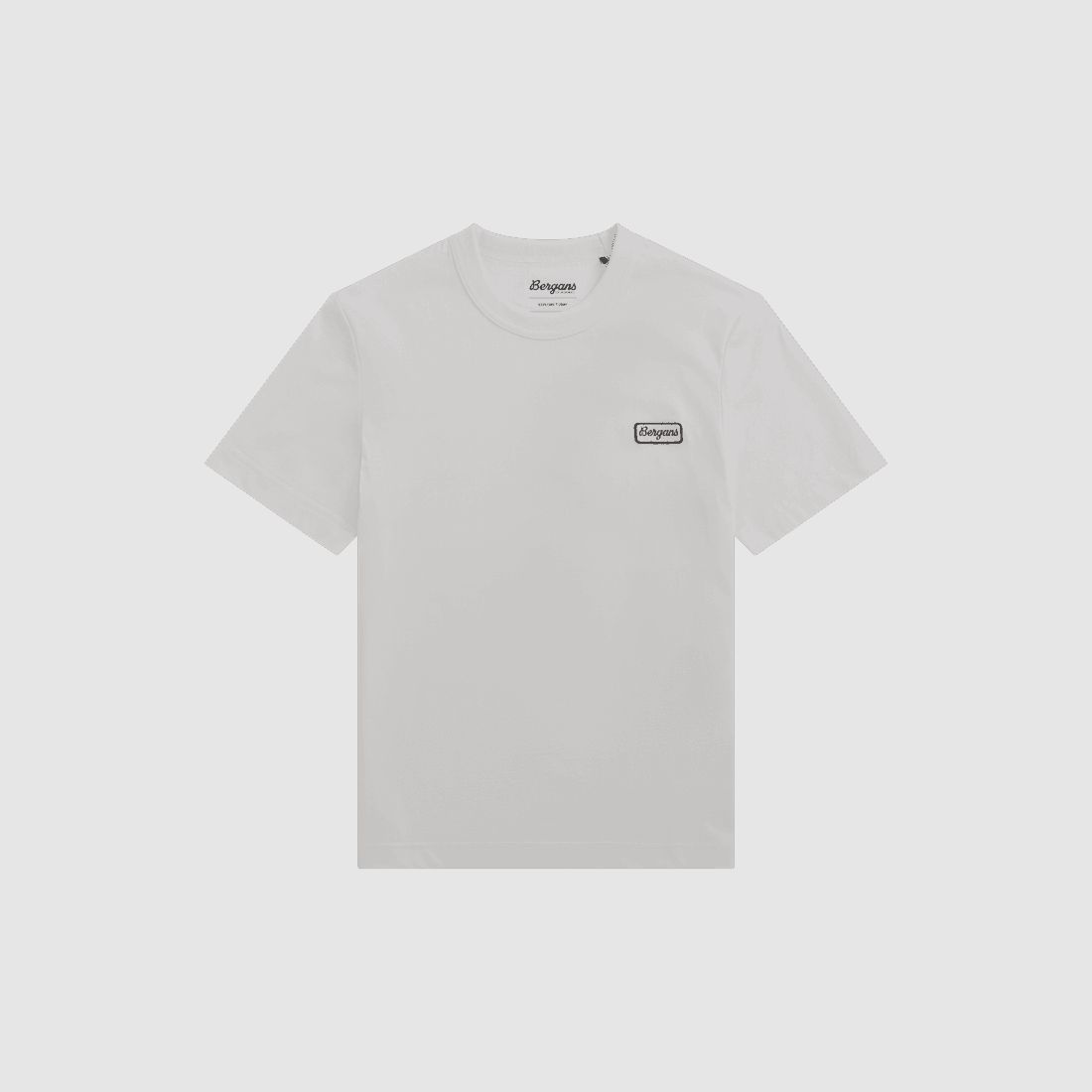 Bergans Logo T-shirt en Coton Femme Arctic White M