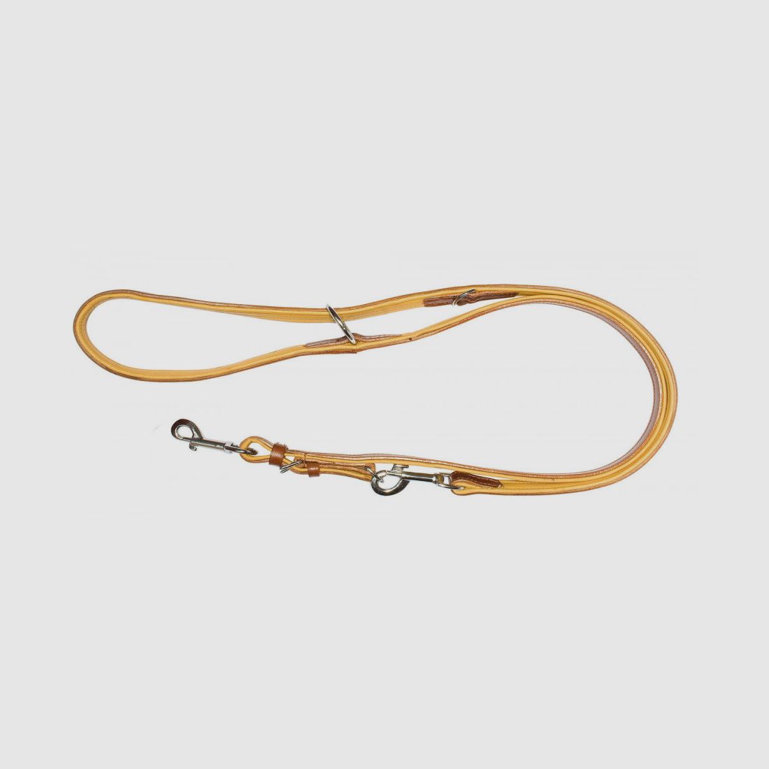 Braunes Leder-Dressurband - Heim