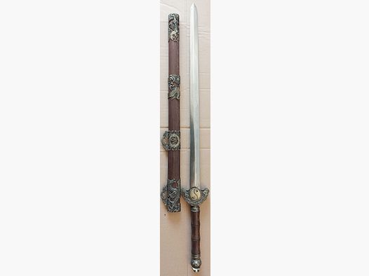 Jian Tai Chi sword with Damascus blade