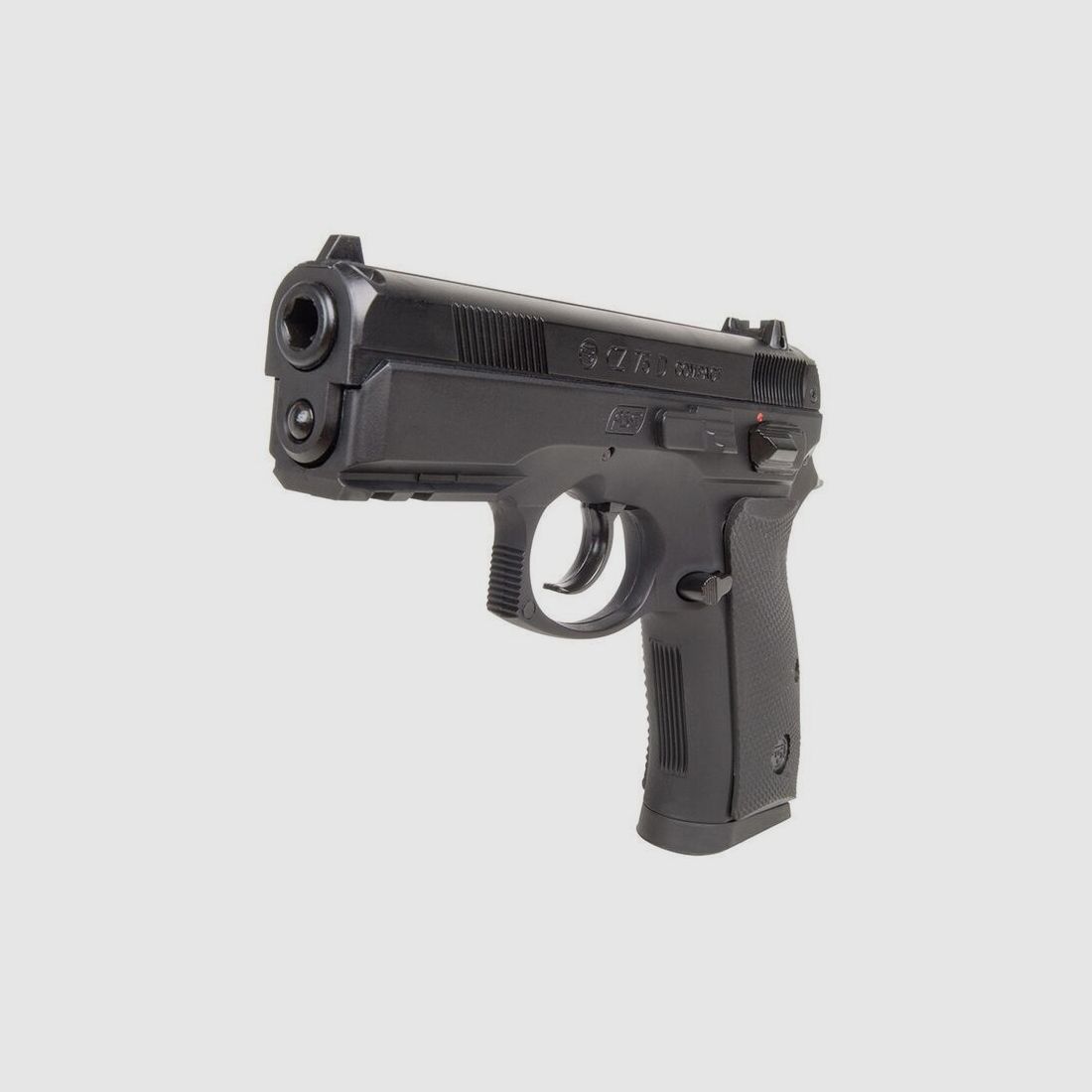 CZ 75D Compact Schwarz 4,5mm BB Druckluft Co2 Non BlowBack, Bild 2 von 8