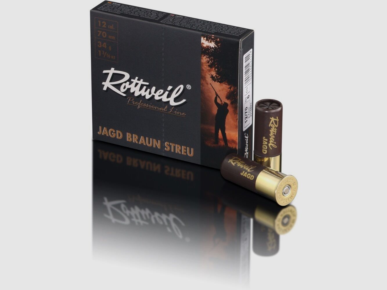 Rottweil Jagd braun Streu Plastik 10Stk