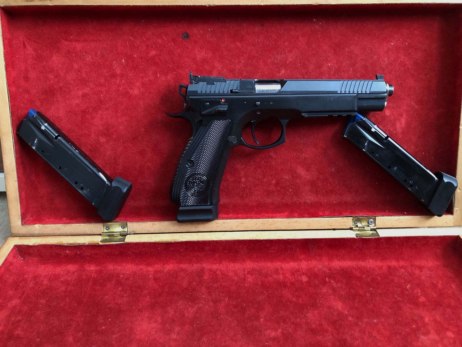 Pistol of the type CZ Taipan Pro Tuning in caliber 9 mm Luger