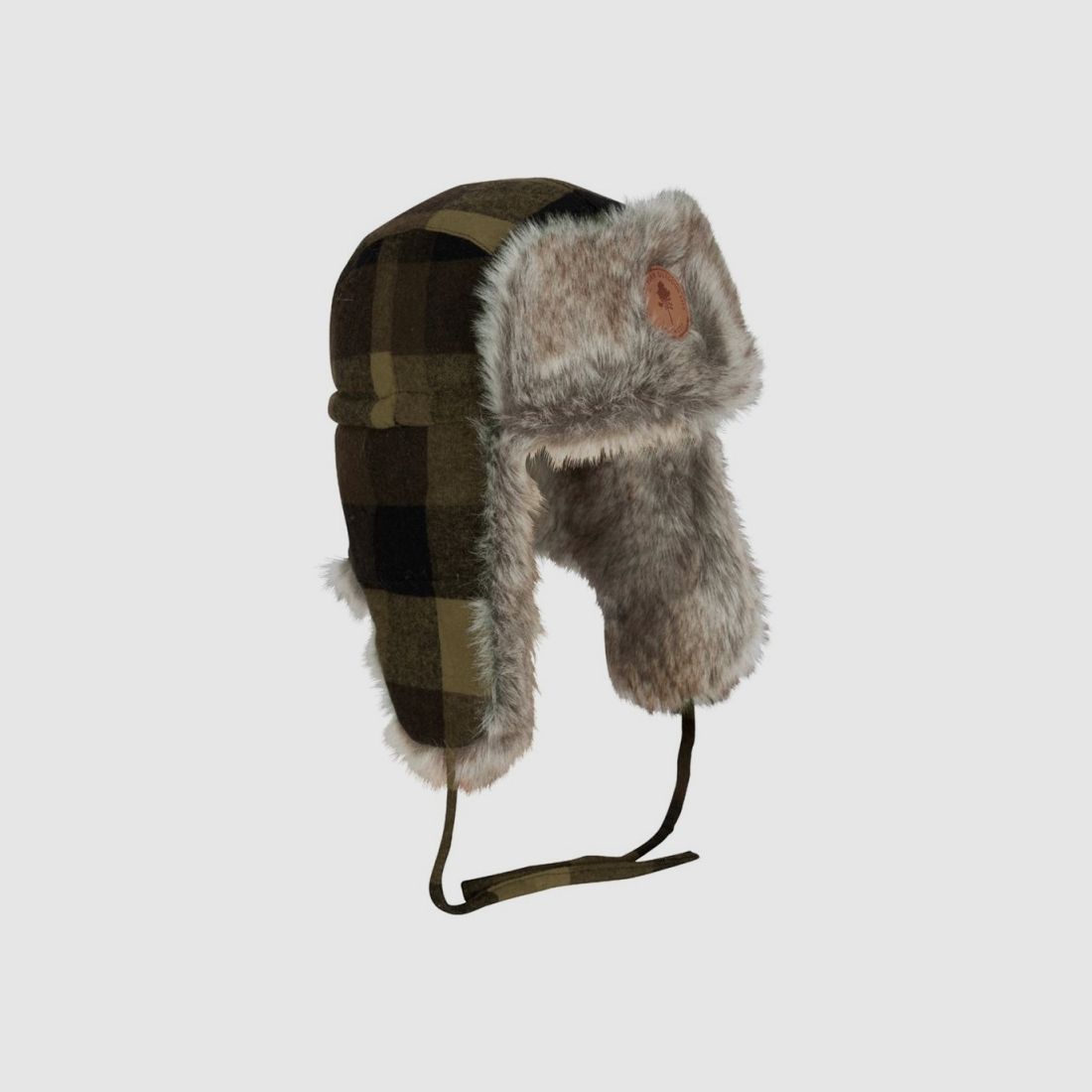 CZAPKA PINEWOOD CLASSIC CHECKED FUR HAT GREEN / BLACK, zdjęcie 1 z 4