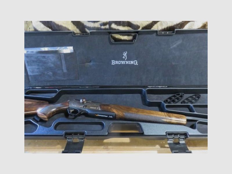 BÜCHSE BROWNING Maral 4X Ultimate Pistol Wood Hight Grade Bronze Kal.300wm Lauf 61cm – Waffenkoffer, Bild 11 von 11