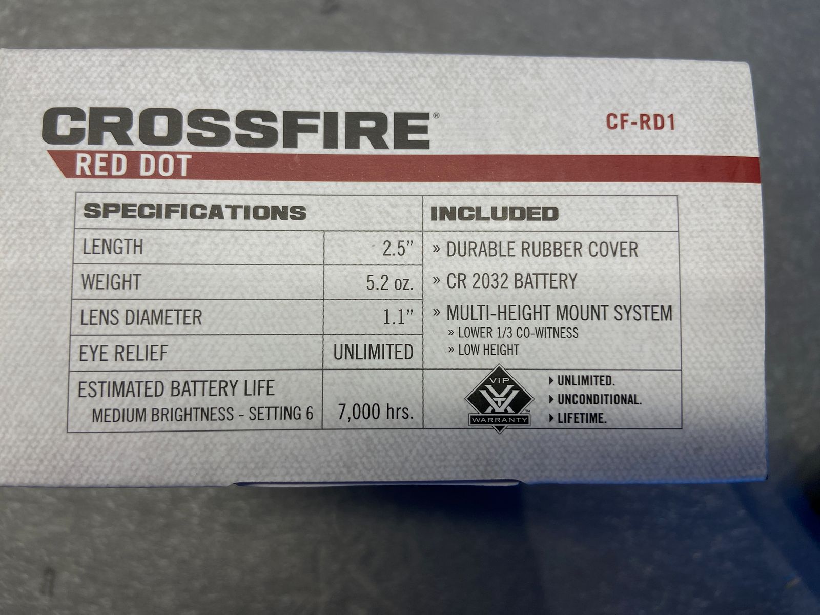 Vortex Crossfire Rotpunkt