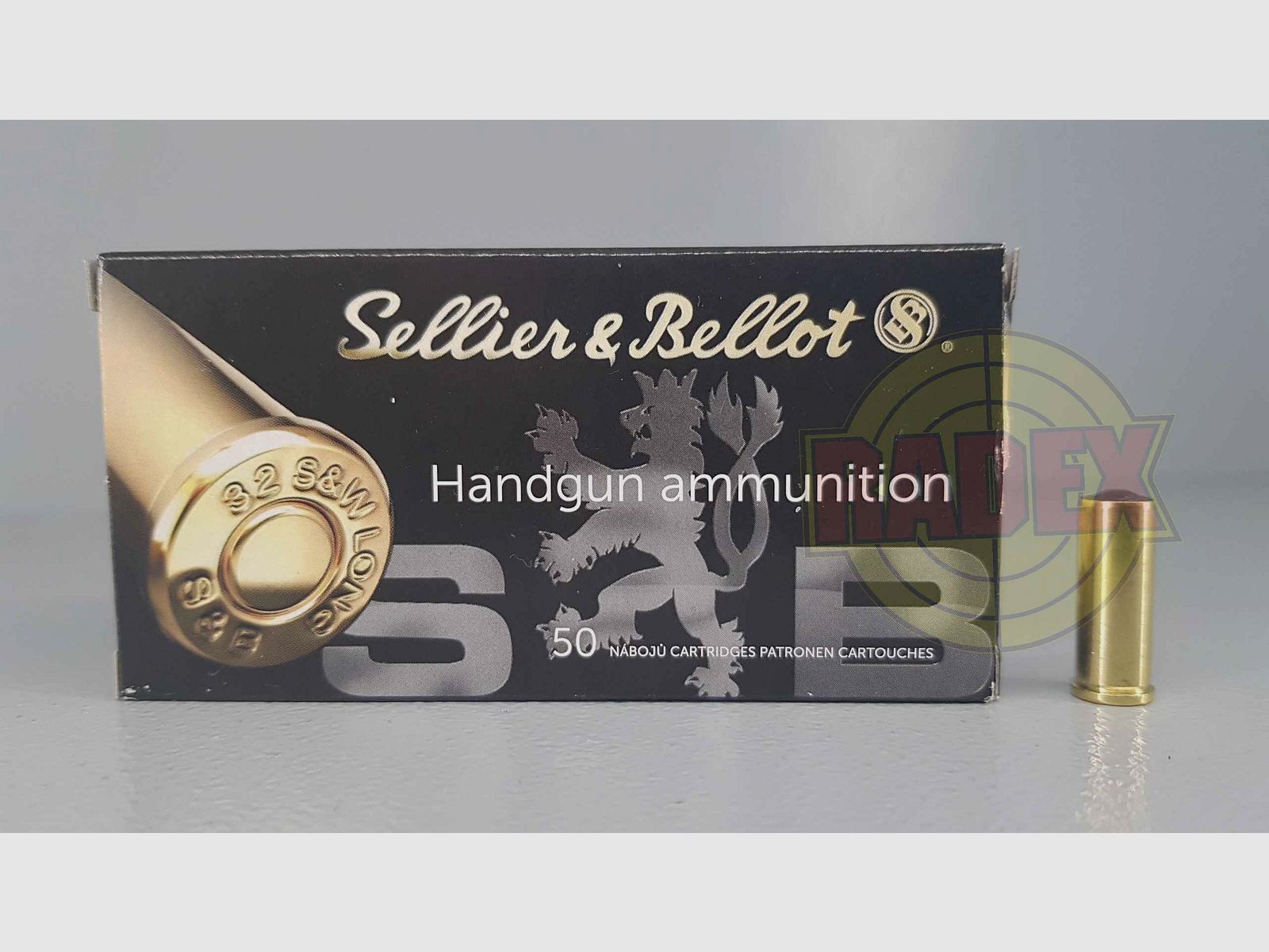 Munición S&B cal. .32 S&W WC 6,5 g