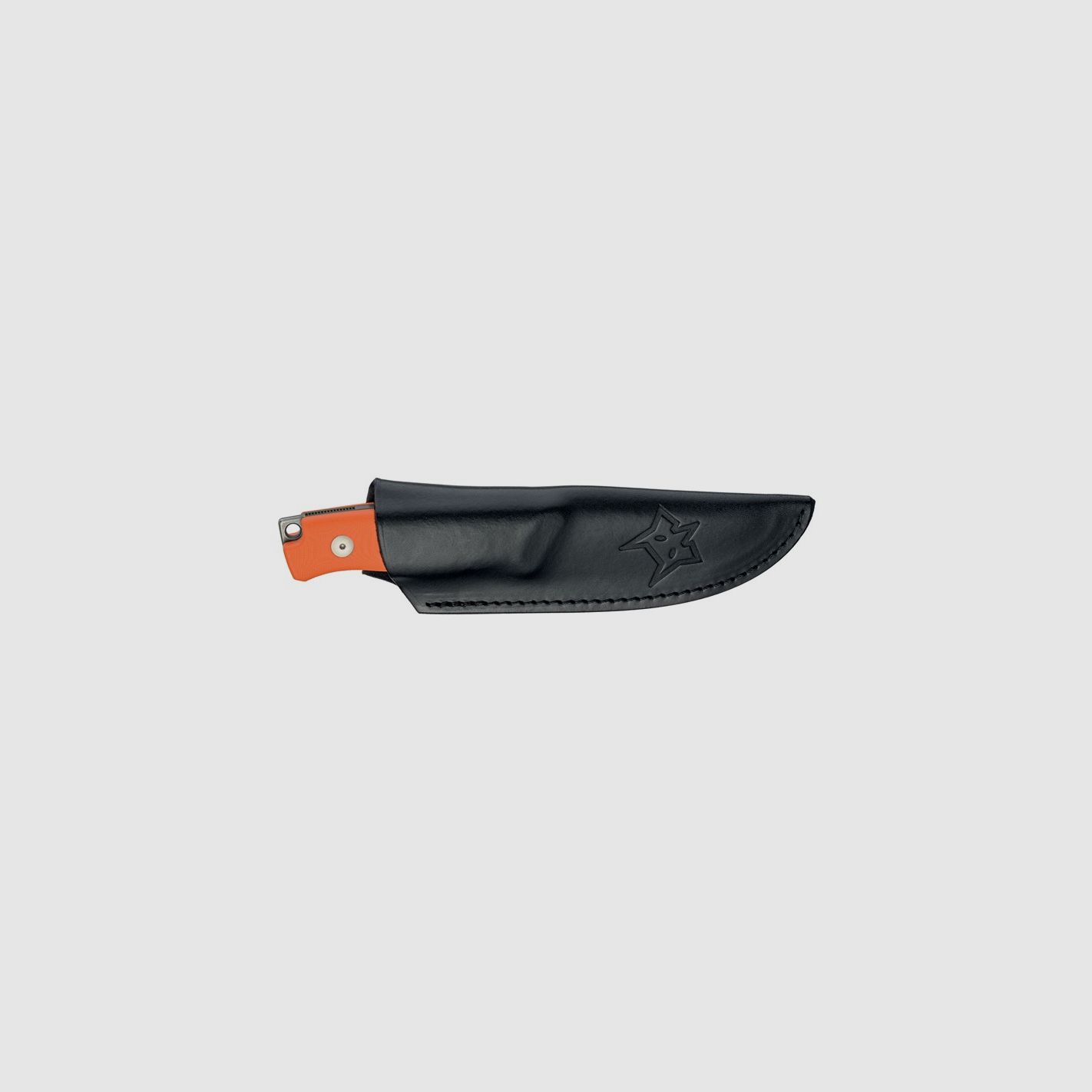 Jagdmesser Fox Rifle Receiver Klinge 10,7 cm Griff orange, Bild 2 von 2