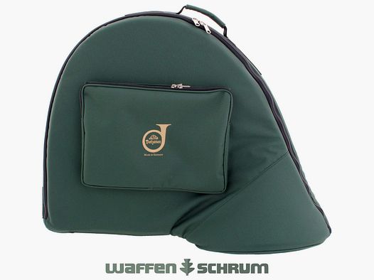 Dotzauer Parforcehorn-Tasche Schaumstoff mit Außentasche Rucksackriemen