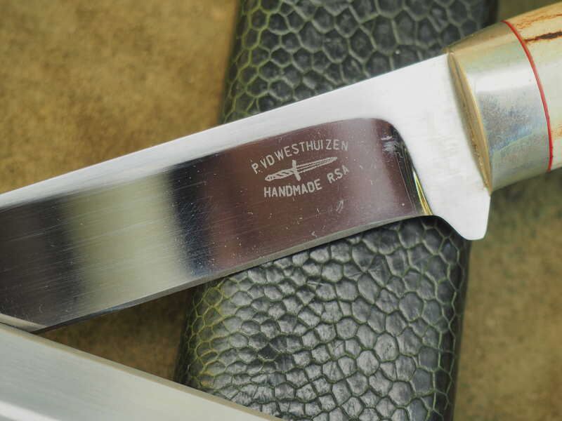 Coltello da caccia, su misura, con nicker e scatola, attrezzatura da caccia, immagine 8 di 11