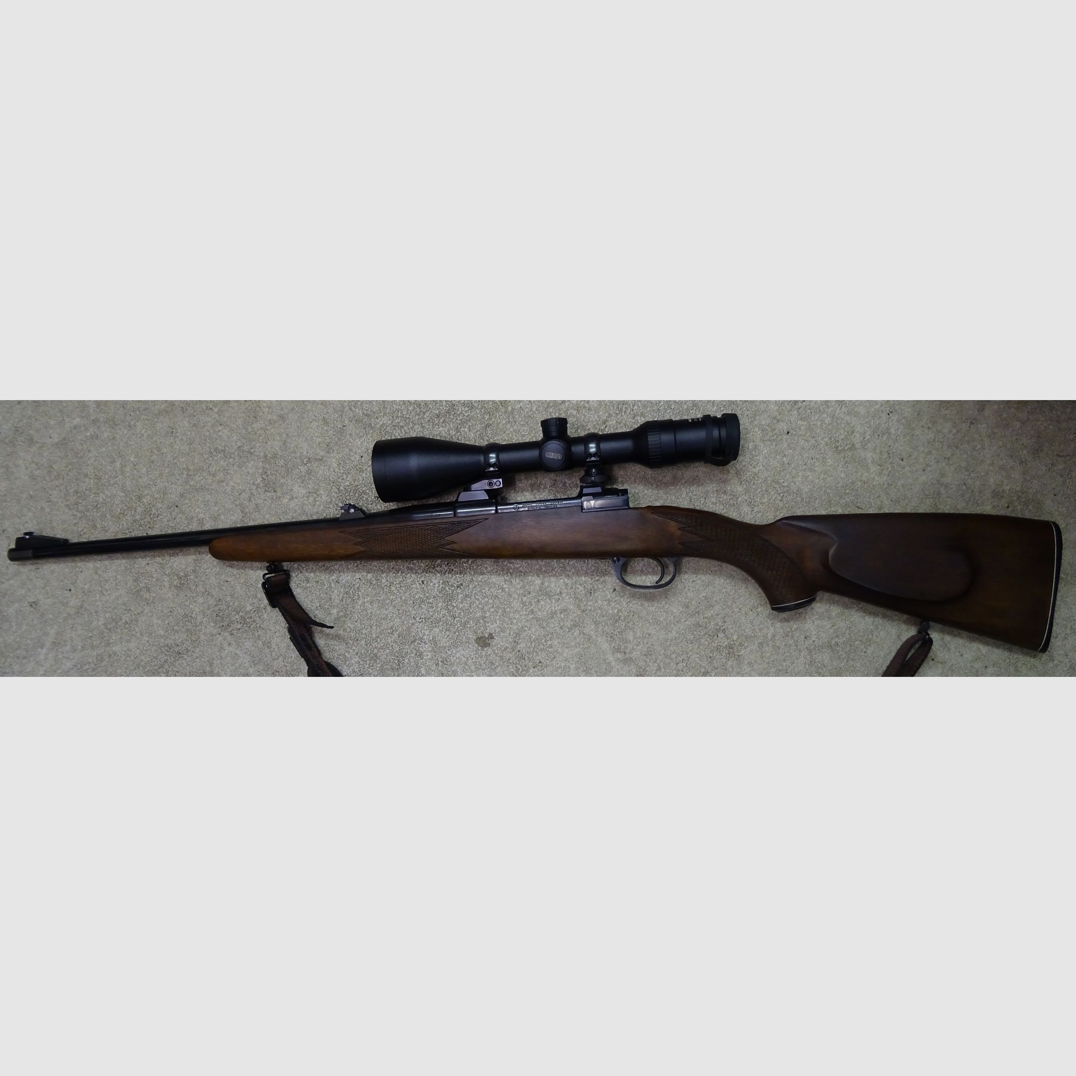 Zastava 98er repeating rifle, caliber .308 Win., swivel mount, ZF Meopta, interesting details!