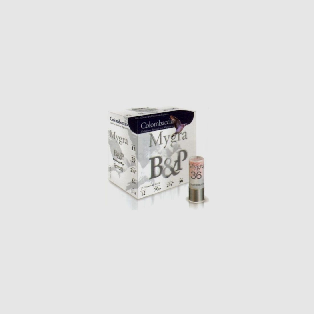 B&P Mygra Colombaccio Cal 12 36gr