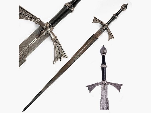 Schwert von Daemon Targaryen mit Holz Display