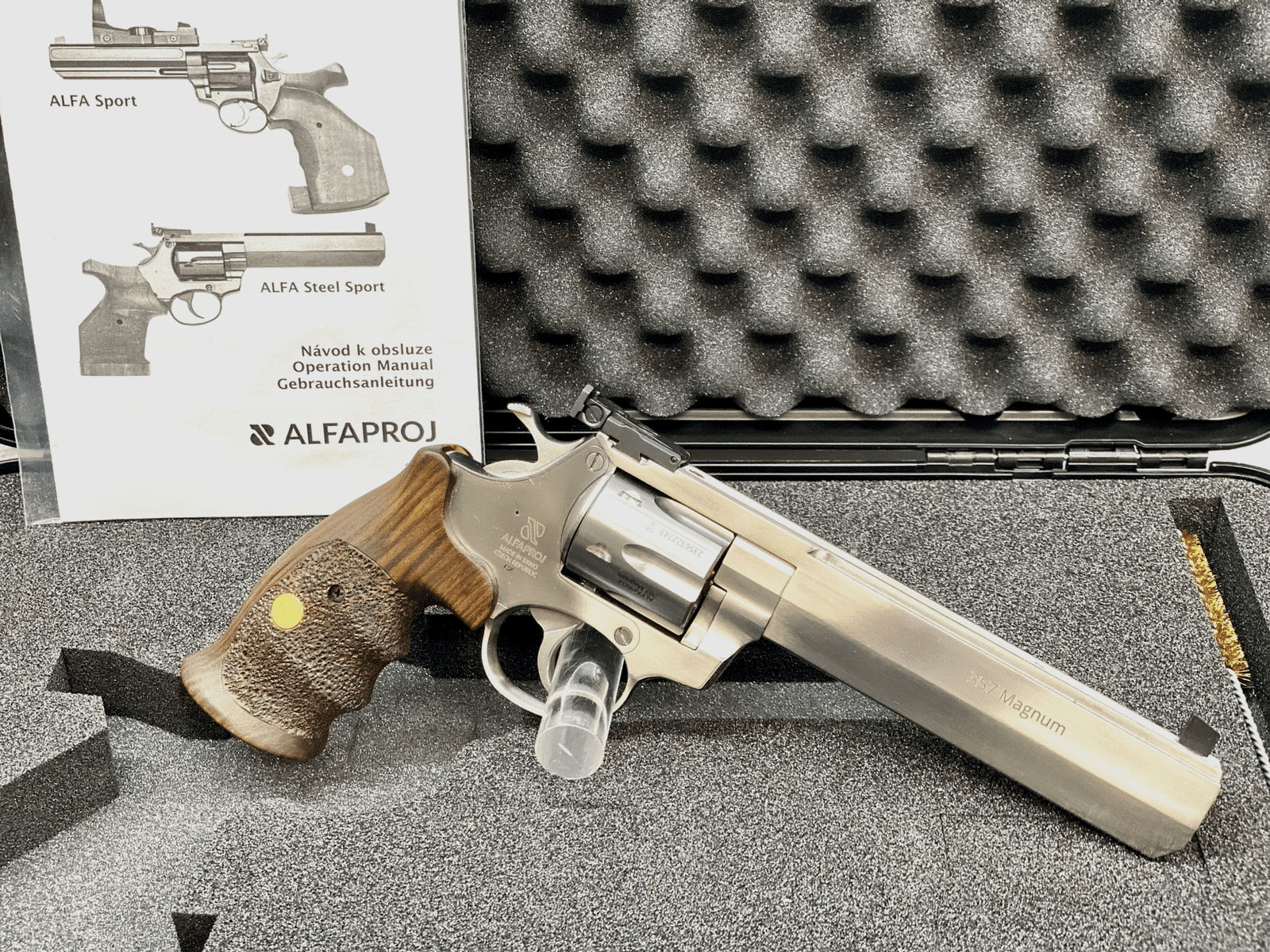 ALFA ProJ Steel SPORT acciaio inossidabile 3563 Revolver 6″ | .357 Mag.