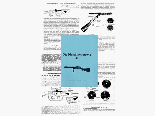Nachdruck DDR Bedienungsanleitung Maschinenpistole 41 (PPSH 41)
