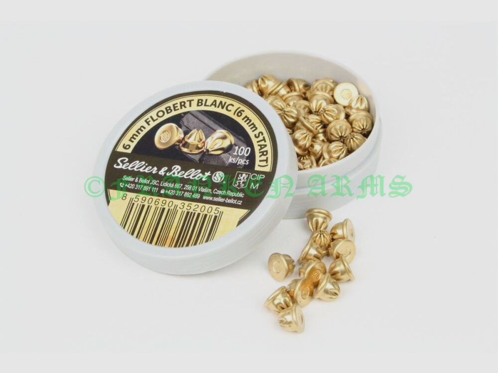 Sellier&Bellot 6mm Flobert 100 pezzi