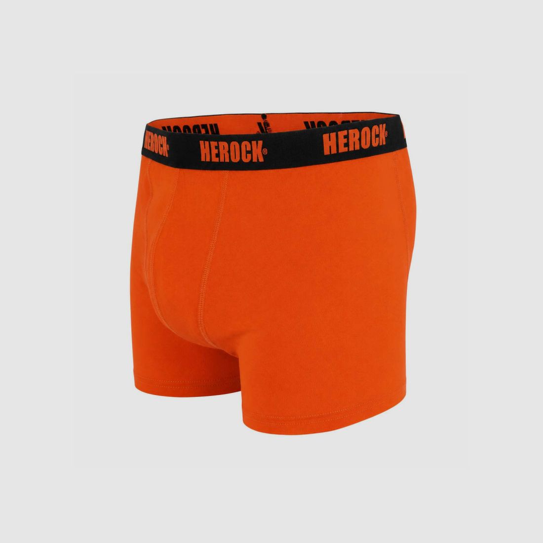 Pack 3 Boxers Gorik Herock® - Grau, Schwarz, Orange - Baumwolle, Bild 5 von 7