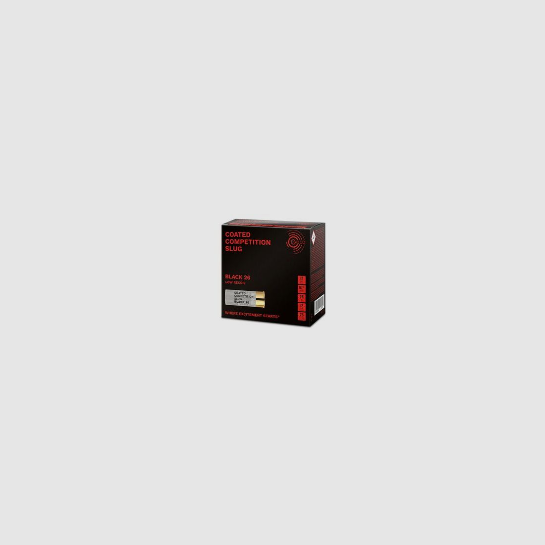 GECO Coated Competition Slug Black 26 12/67,5