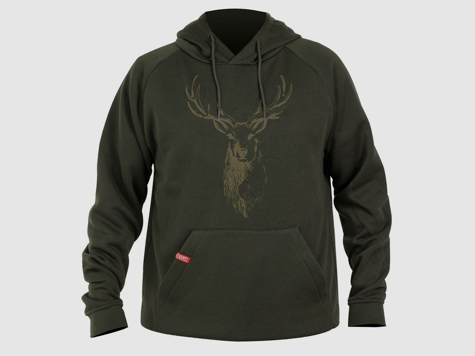 HART Hoodie Branded- H Deer oliv