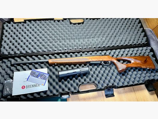 NEU - Brenner BR20 Lochschaft .308Win inkl. Schalldämpfer  SD21 A-Tec