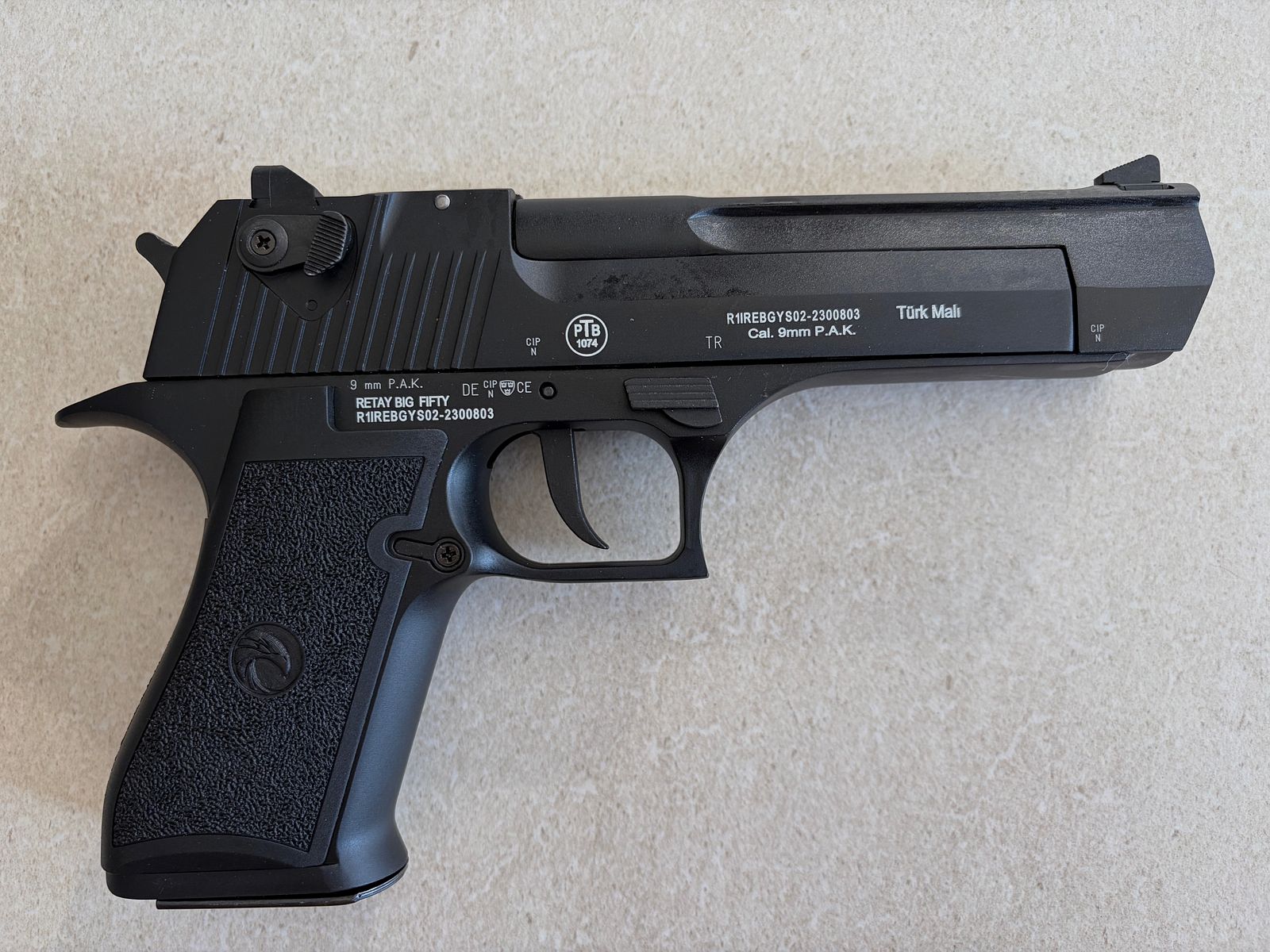 Retay Big Fifty Black | nowy | OVP | 9 mm P.A.K.