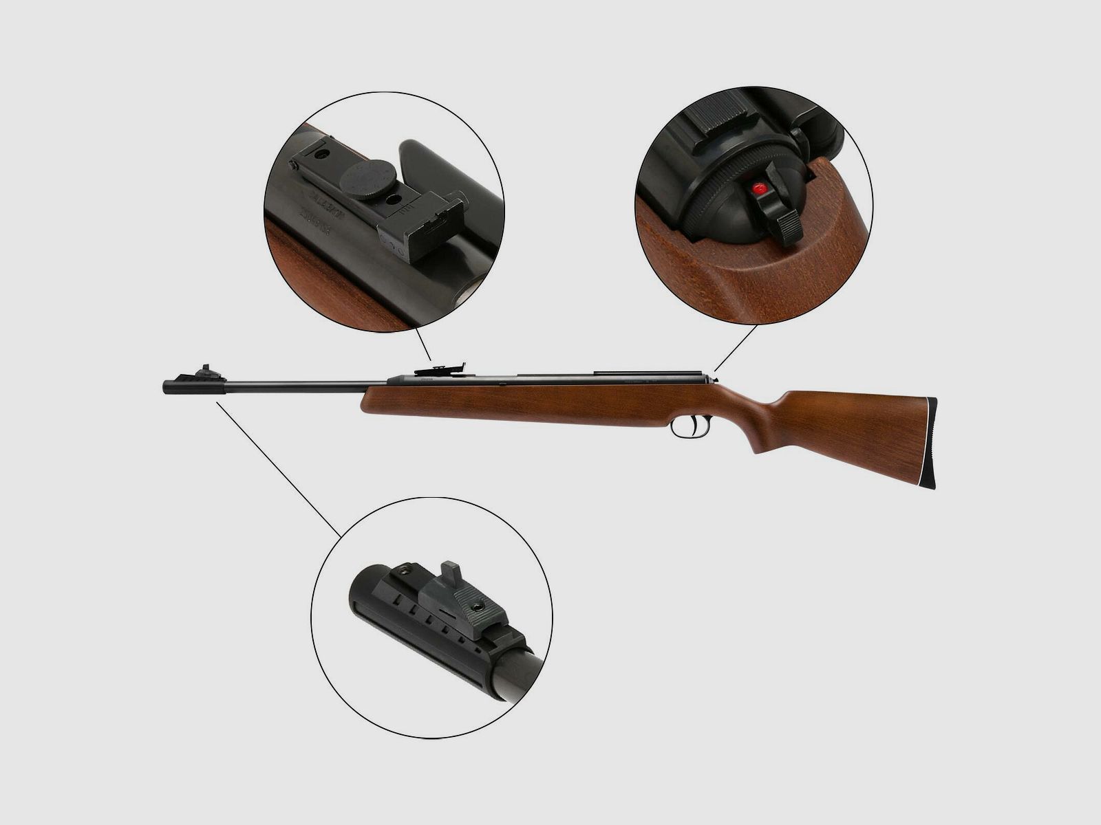 Diana 48 Seitenspanner Luftgewehr Kaliber 4,5 mm Diabolo (P18)