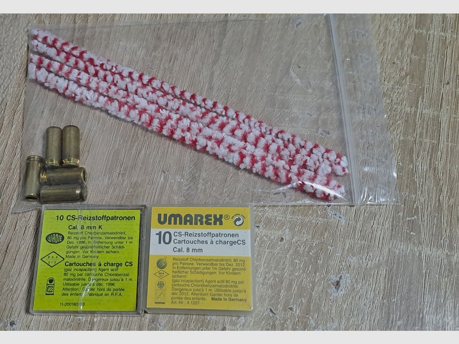 Gaspatronen im Kal. 8 mm Knall