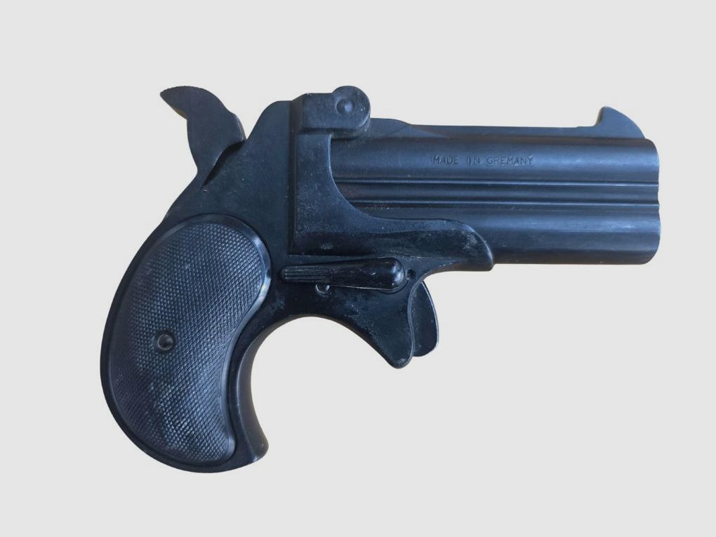 gebr. RÖHM Mod. 17 Derringer mit Lederholster, Zustand: Gut, Bild 1 von 3