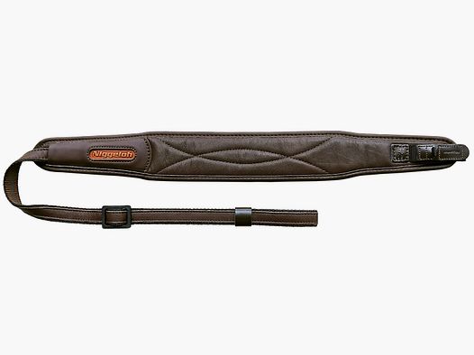 Niggeloh Gewehrriemen Premium I Leder 55x7cm / Braun