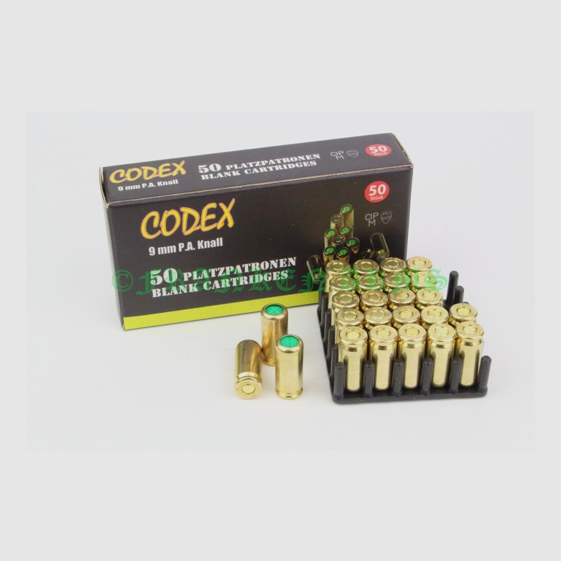 Codex 9mm P.A.K 50 Stück